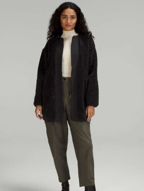 Lululemon Collarless Teddy Fleece Jacket